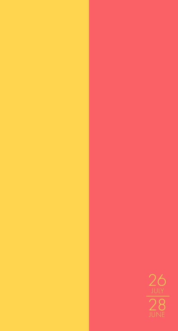 Lemon & Blush Academic Year 2-Year July 2026 - June 2028 Pocket Planner